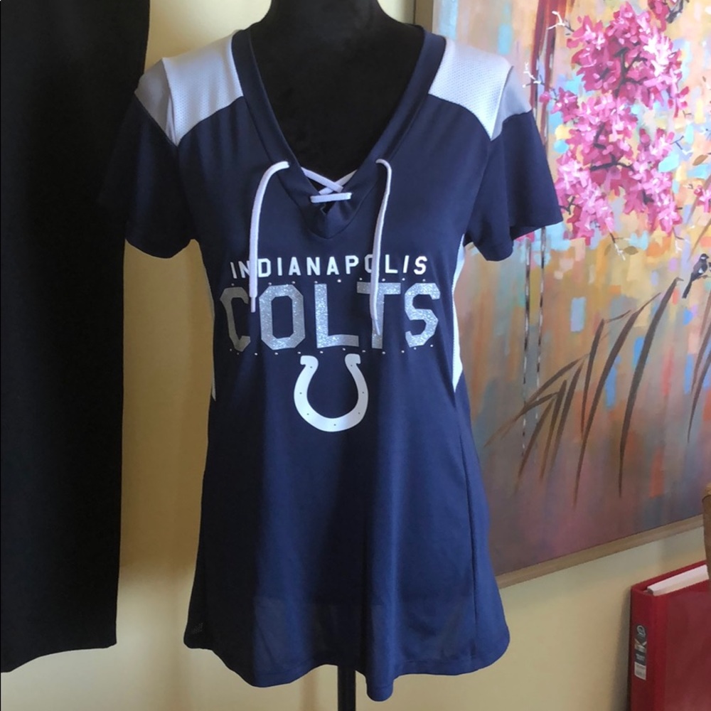 EUC Blue Indianapolis Colts Jersey Sz. Lg.